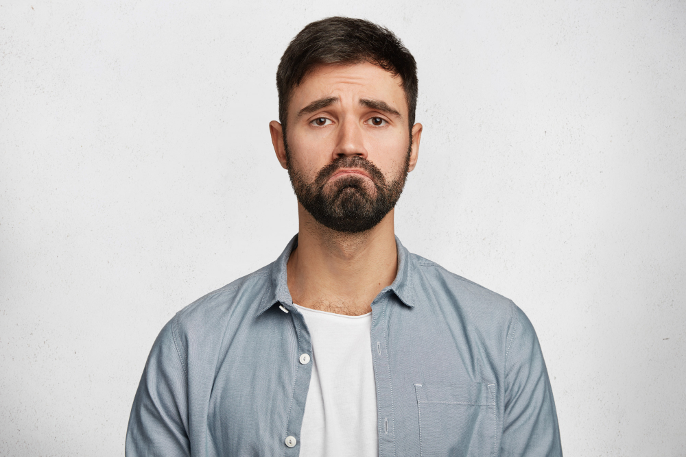 sad man